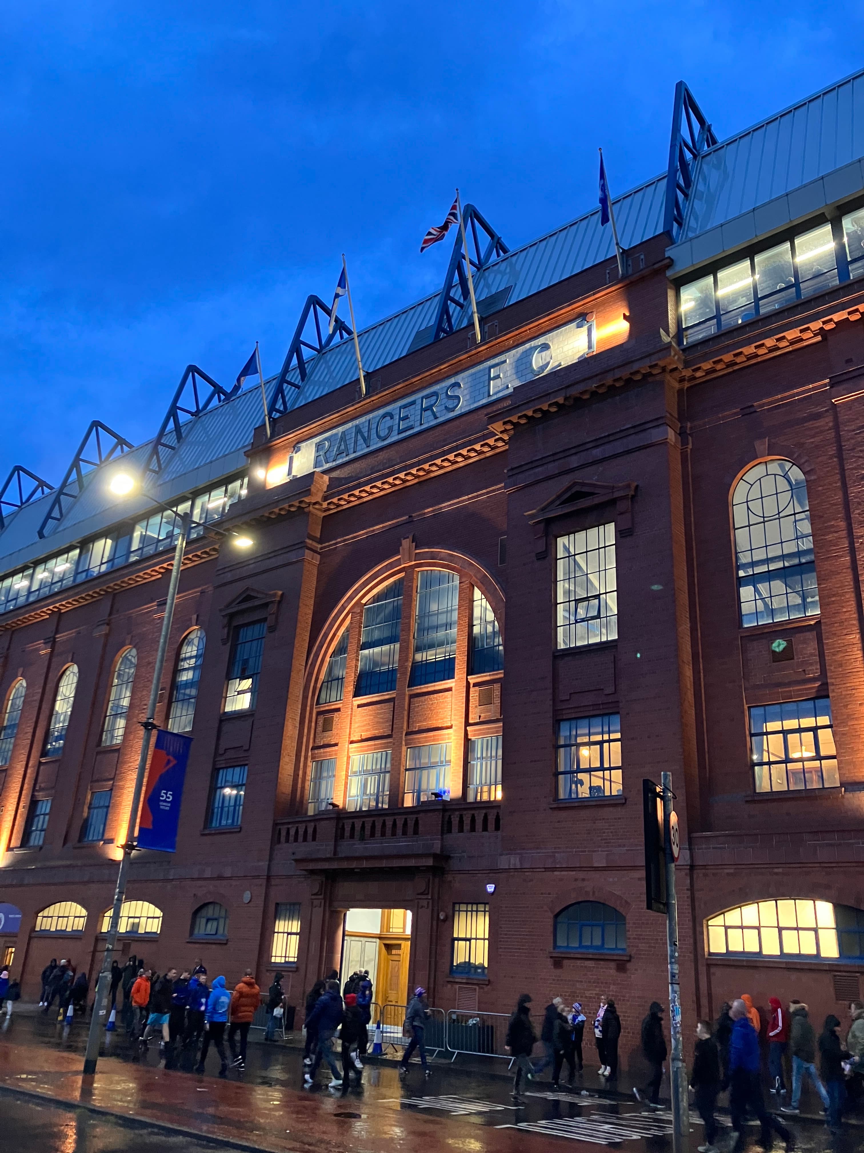 Ibrox Stadium, home of Rangers FC, Glasgow